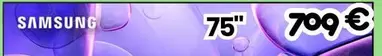 Samsung - 75" TV Intel-Ligent, 4K UHD TU85U7025FKXXC