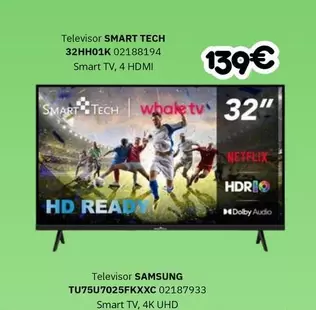 Samsung - Televisor 32HH01K Smart Tv, 4 HDMI