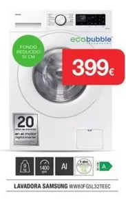 Samsung - Lavadora Ww80f65l327teec