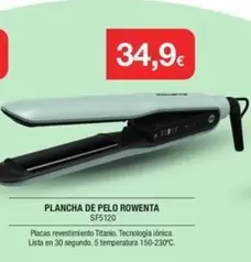 Rowenta - Plancha De Pelo
