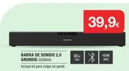 Grundig - Barra De Sonido 2.0 Gsb900
