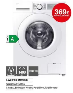 Samsung - Lavadora Ww80cgc04dthec