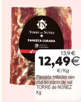 Torre De Núñez - Panceta Mitades Sen Oso Ao Punto De Sal