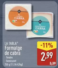 La Tabla - Formatge De Cabra
