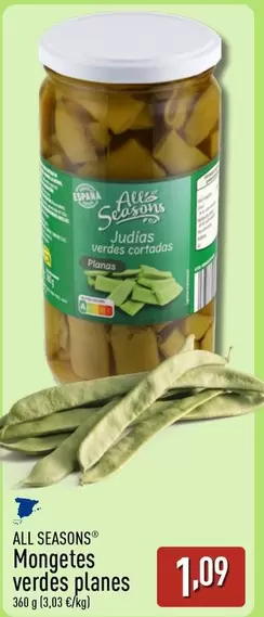 All Seasons - Mongetes Verdes Planes