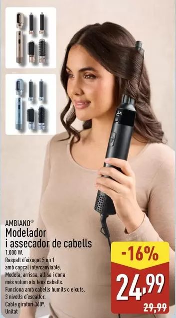 Ambiano - Modelador I Assecador De Cabells