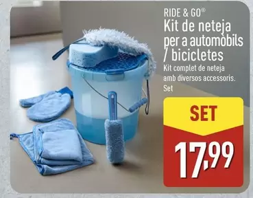 Ride & Go - Kit De Neteja Per A Automobils / Bicicletes