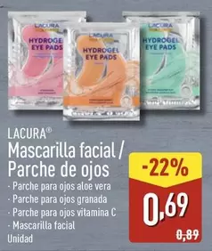 Lacura - Mascarilla Facial/ Parche De Ojos