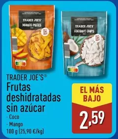 Trader Joe´s - Frutas Deshidratadas Sin Azucar
