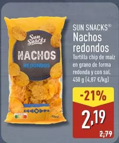 Sun Snacks - Nachos Redondos