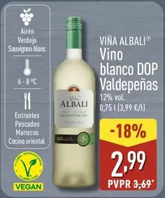 Viña Albali - Vino Blanco DOP Valdepenas