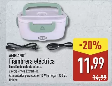 Ambiano - Fiambrera Electrica