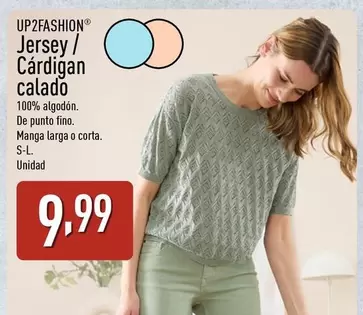 Up2fashion - Jersey/Cardigan Calado