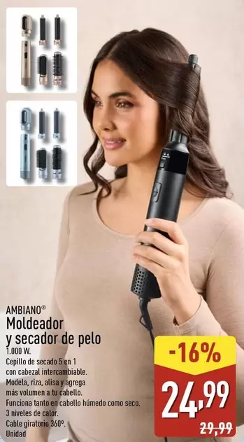 Ambiano - Moldeador Y Secador De Pelo