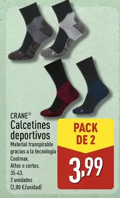 Crane - Calcetines Deportivos