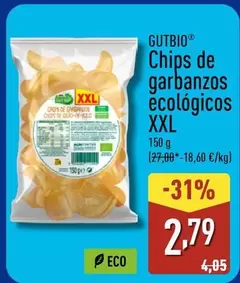 Gutbio - Chips De Garbanzos Ecologicos Xxl