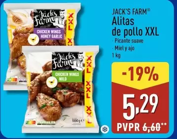 Jack'S Farm - Alitas De Pollo Xxl