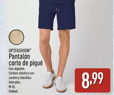 Up Fashion - Pantalon Corto De Pique