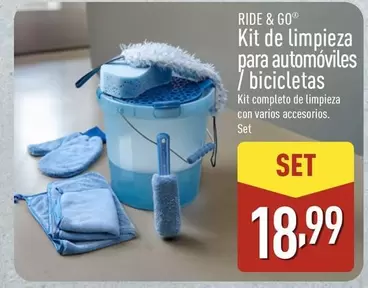 Ride & Go - Kit De Limpieza Para Automoviles