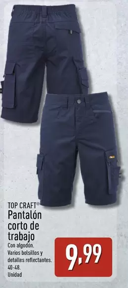 Top Craft - Pantalon Corto De Trabajo