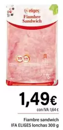 eliges - Fiambre Sandwich