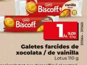 Lotus - Galetes Farcides De Xocolata/De Vainilla