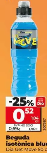 Dia Get Move - Beguda Isotonica Blue