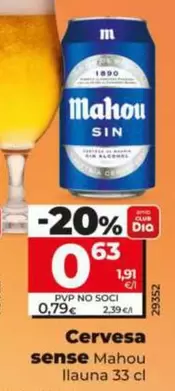 Mahou - Cervesa Sense 