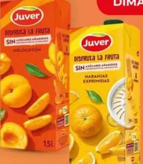 Juver - Beguda De Suc Disfruta Sense Sucre Afegit De Préssec/De Taronja
