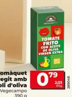 Dia Vegecampo - Tomaquet Fregit Amb Oli D'Oliva