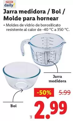 Pyrex - Jarra Medidora/Bol/Molde Para Hornear