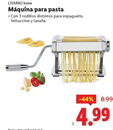 Livarno - Maquina Para Pasta