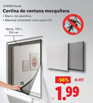 Livarno - Cortina De Ventana Mosquitera