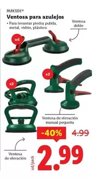 Parkside - Ventosa Para Azulejos