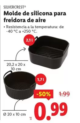 SilverCrest - Molde De Silicona Para Freidora De Aire