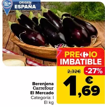 Carrefour El Mercado - Berenjena