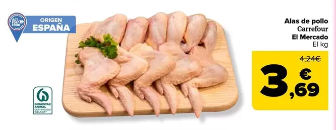 Carrefour El Mercado - Alas De Pollo 