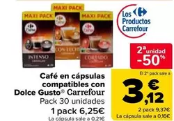 Carrefour - Café En Cápsulas Compatibles Con Dolce Gusto