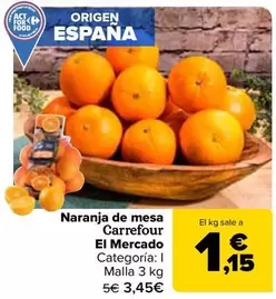 Carrefour El Mercado - Naranja De Mesa