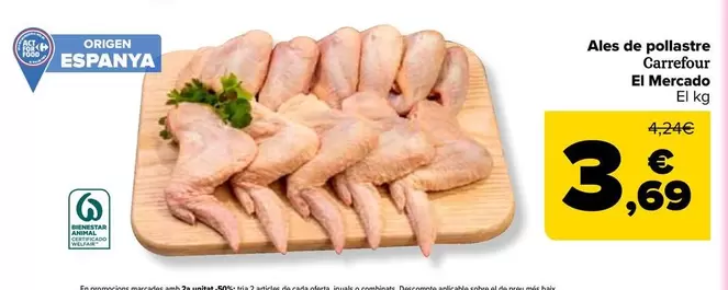 Carrefour El Mercado - Ales De Pollastre
