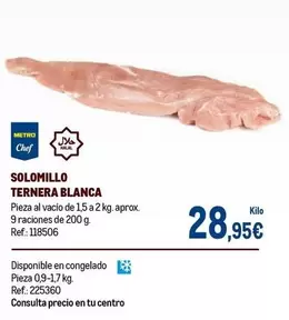 Chef - Solomillo Ternera Blanca