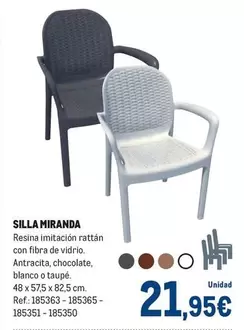 antracita - Silla Miranda