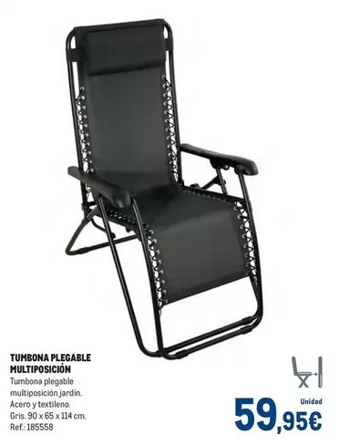 Tumbona Plegable Multiposición