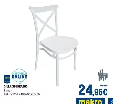makro - Silla Sin Brazos