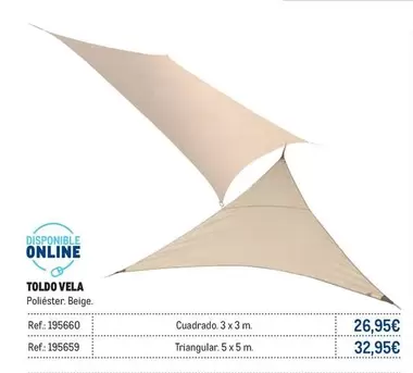 Vela - Toldo