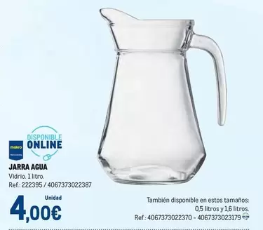 makro - Jarra Agua