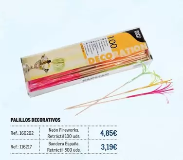 Star - Palillos Decorativos