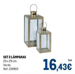Set 2 Lámparas