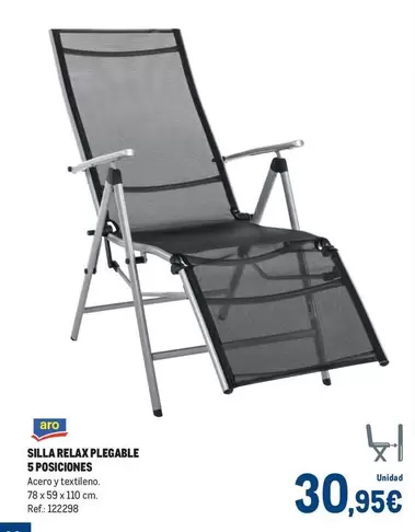 Aro - Silla Relay Plegable 5 Posiciones