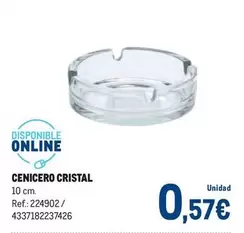 Cristal - Cenicero